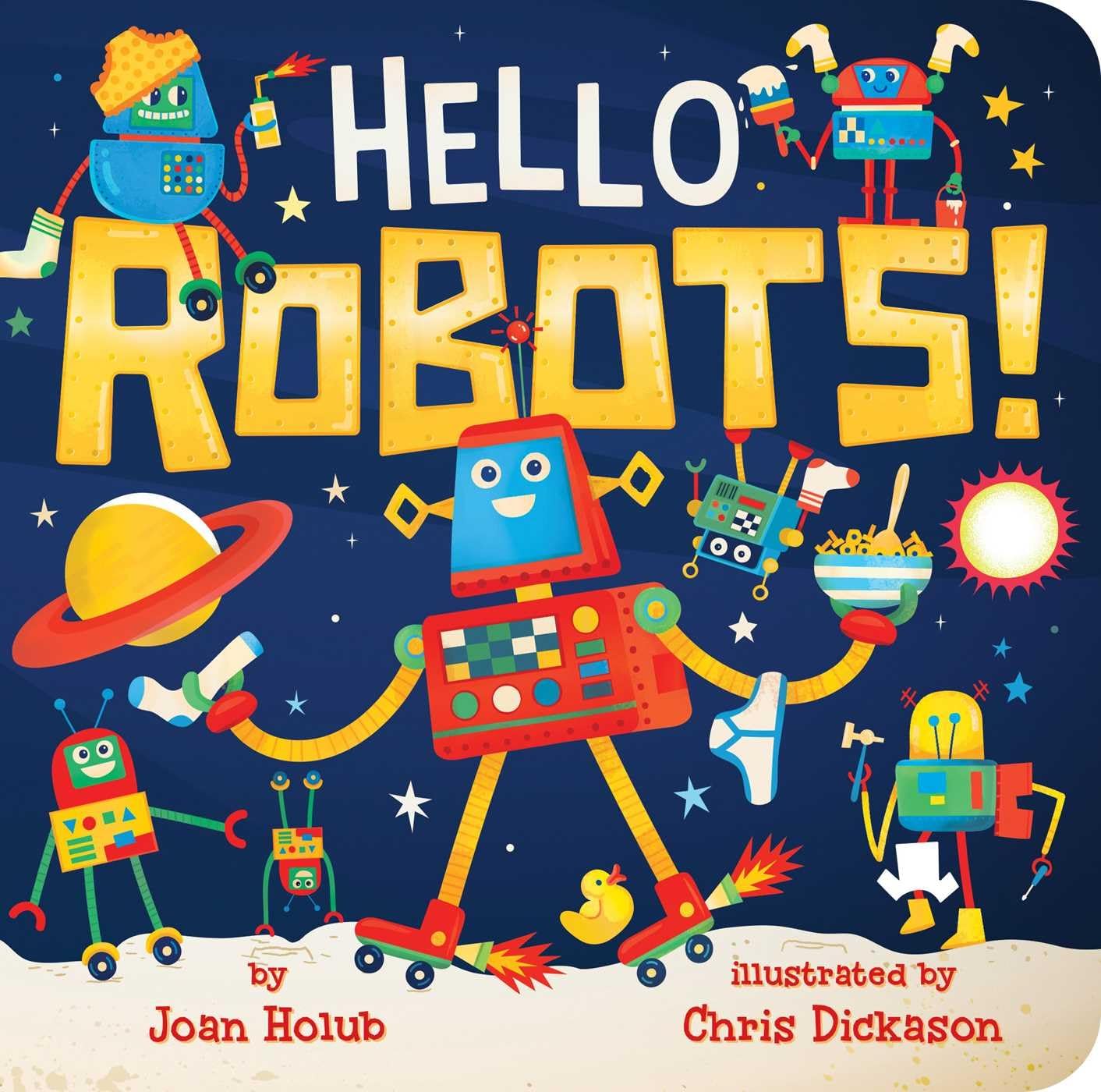 Simon & Schuster Hello Robots! A Hello Book - Engaging Children's Storybook