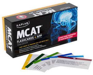 Kaplan MCAT Flashcards + App (Kaplan Test Prep),Used