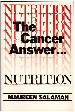 Nutrition: The Cancer Answer,Used