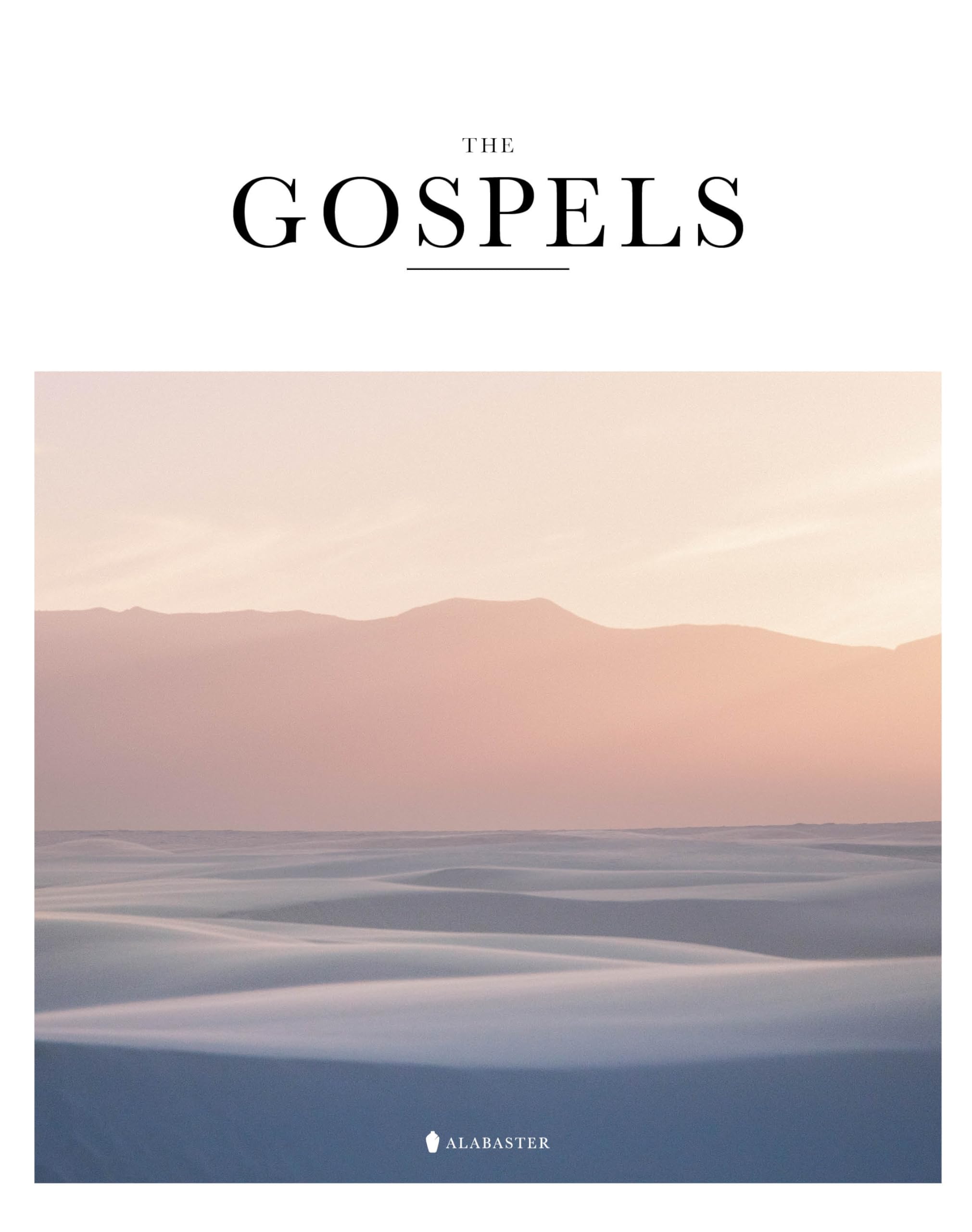 NLT Gospels Hardcover  Alabaster Bible,Used