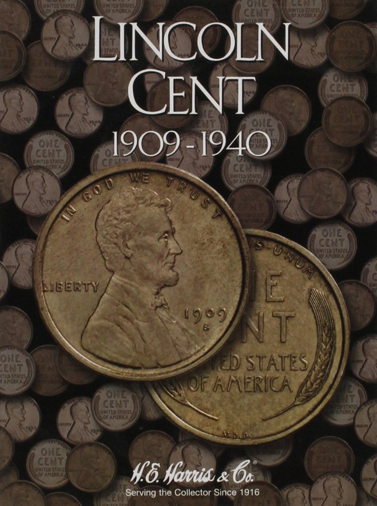 Lincoln Cents Folder 19091940,Used