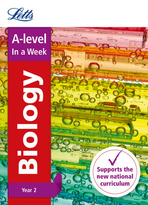 Letts Alevel In A Week  New 2015 Curriculum  Alevel Biology Year 2: In A Week,Used