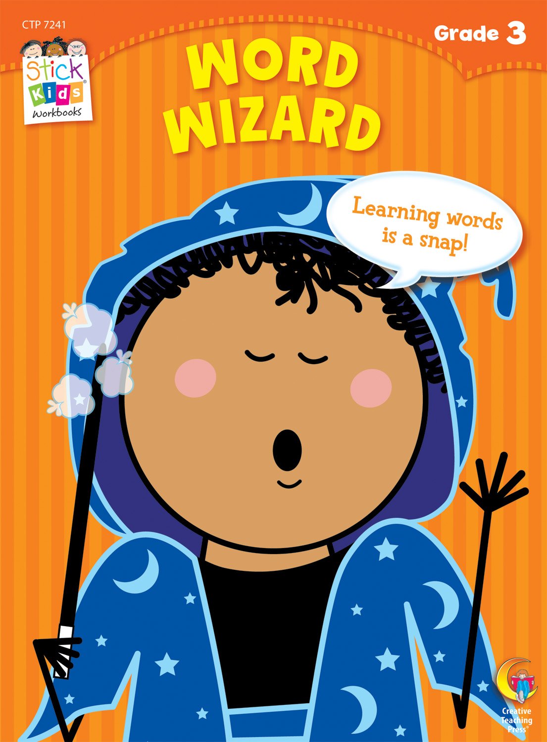 Creative Teaching Word Wizard Stick Kids Workbook, 3Rd Grade (Synonyms, Adverbs, Antonyms, Homophones And More!),Used