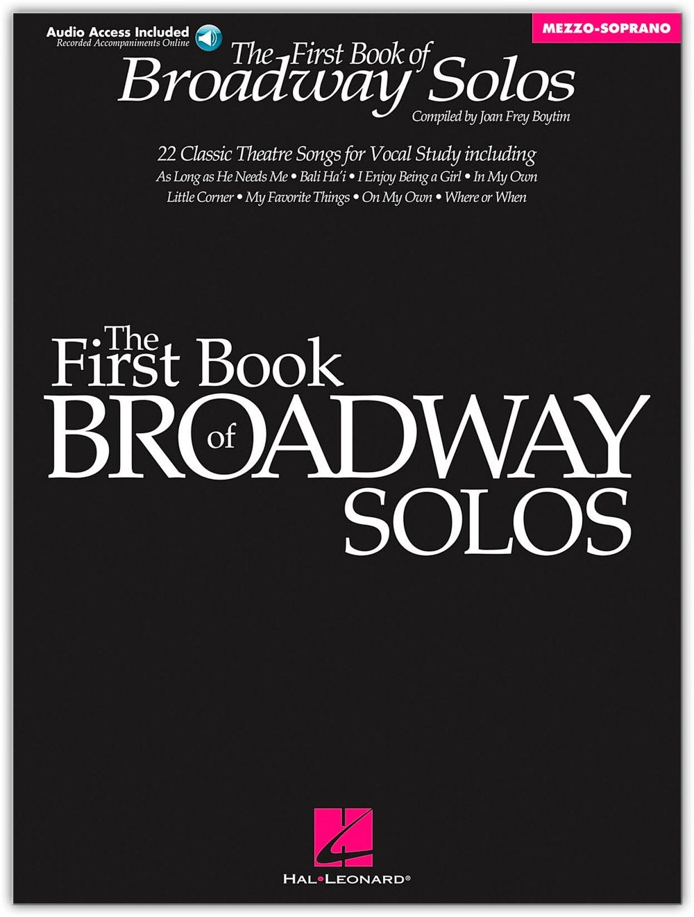 First Book Of Broadway Solos  Mezzsophrano/Alto (Book/Online Audio),New