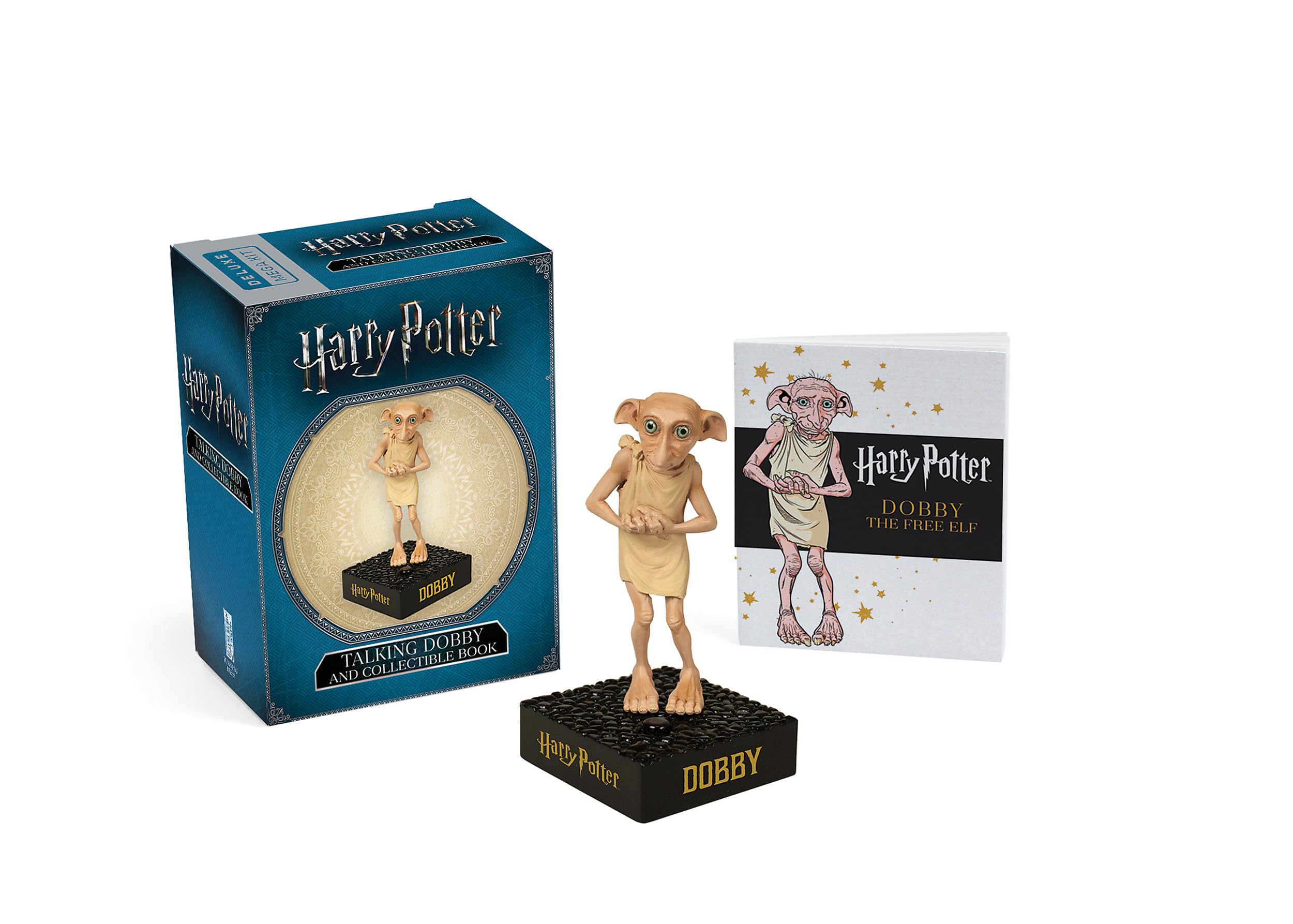 Harry Potter Talking Dobby and Collectible Book (RP Minis),Used