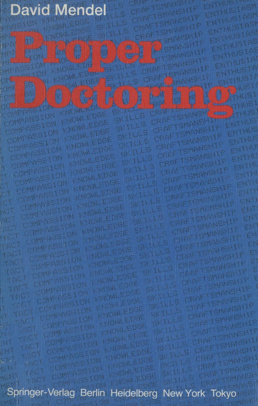 Proper Doctoring,Used