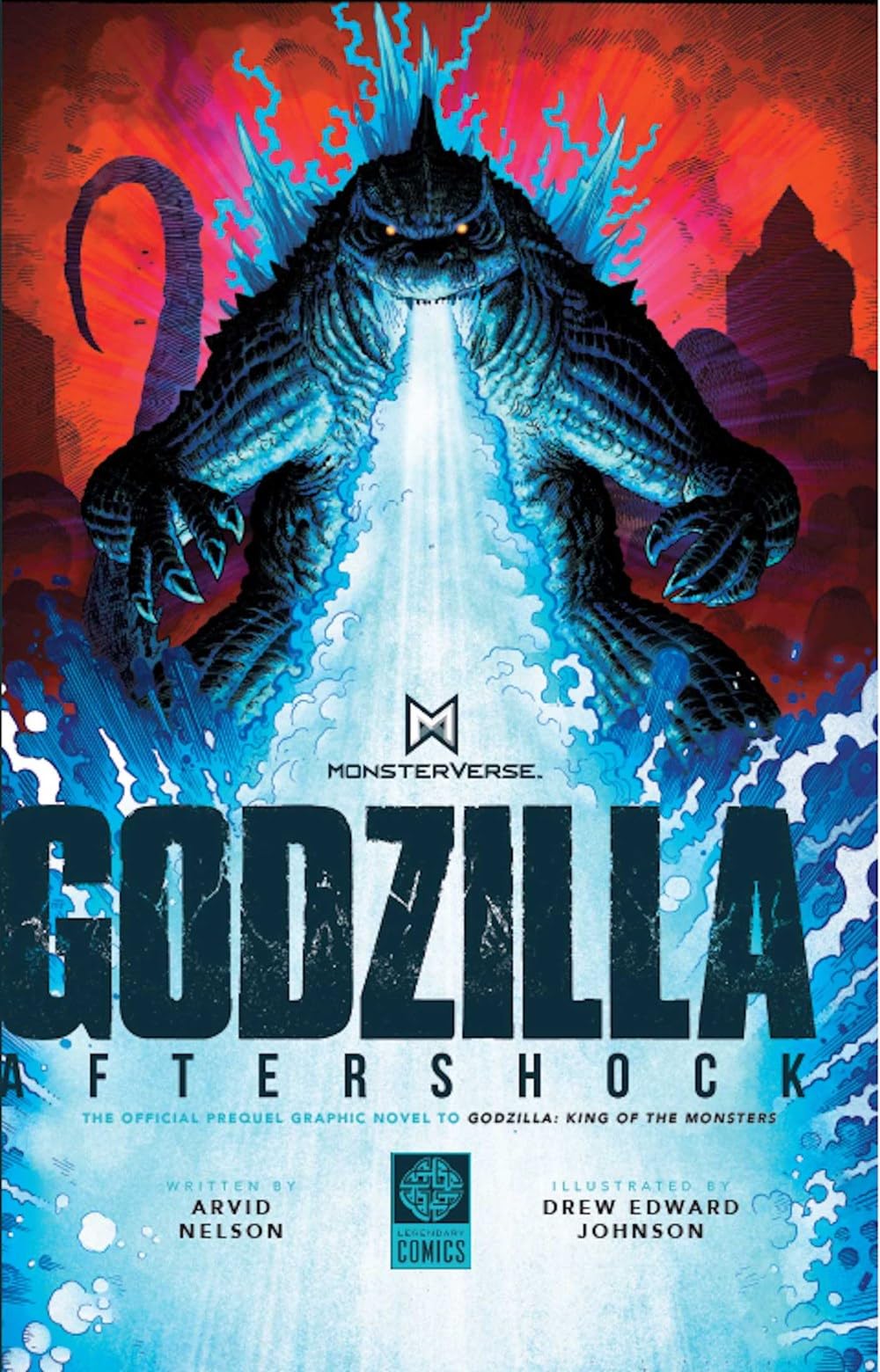 GODZILLA AFTERSHOCK VARIANT: Exclusive Art Adams Cover,Used