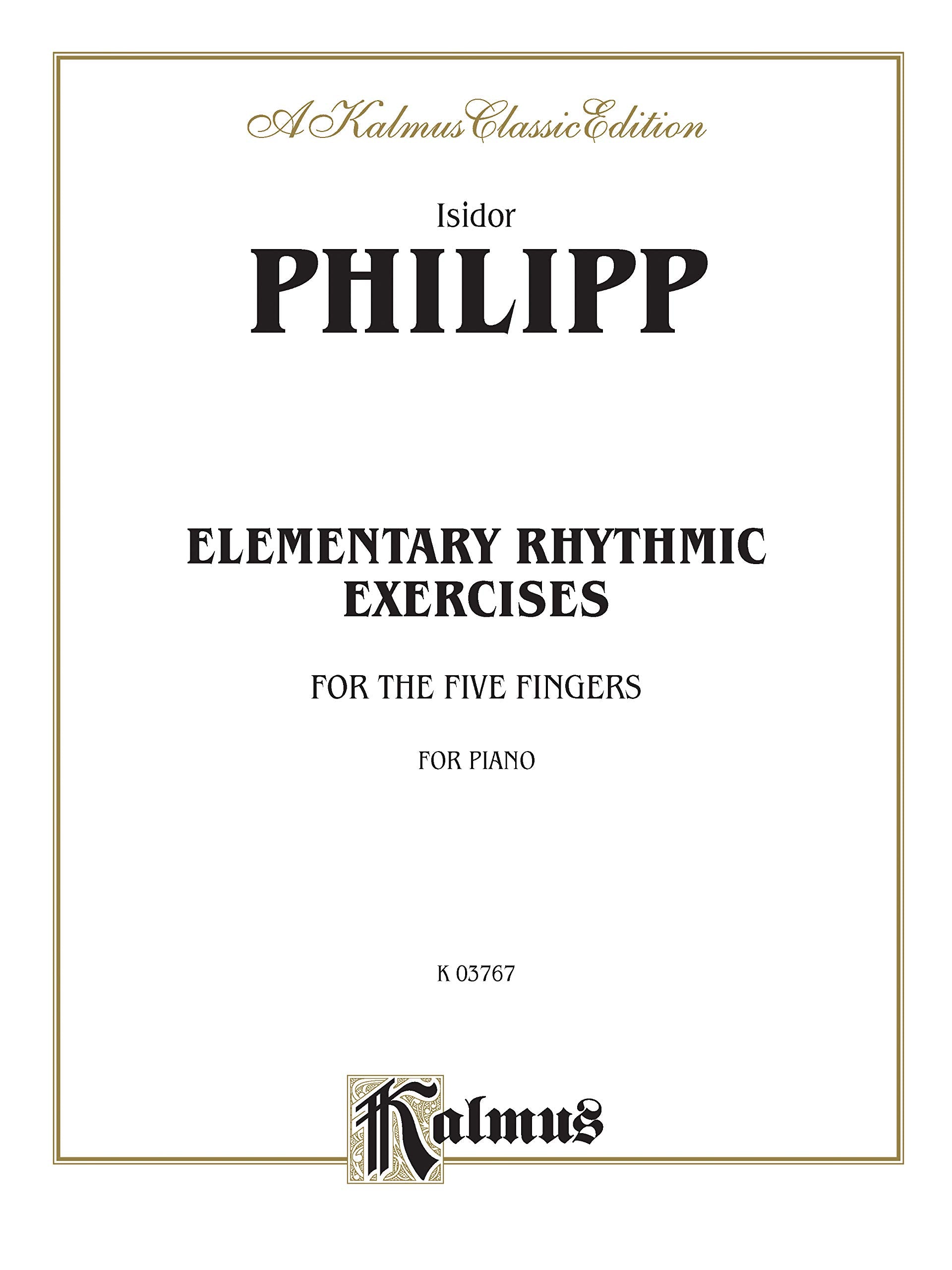 Philip Elementary Rhyth.Exer.P/S (Kalmus Edition),Used