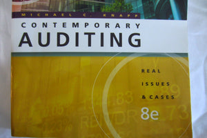 Contemporary Auditing: Real Issues and Cases,Used