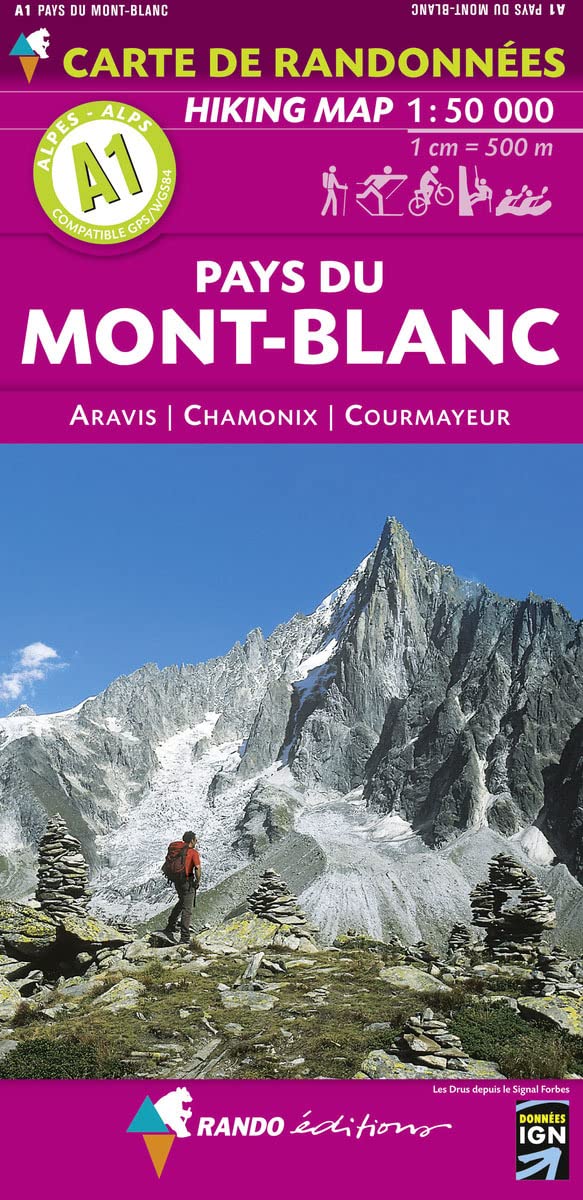 Pays Du MontBlanc 1:50K (Hiking Map) (French Edition),Used