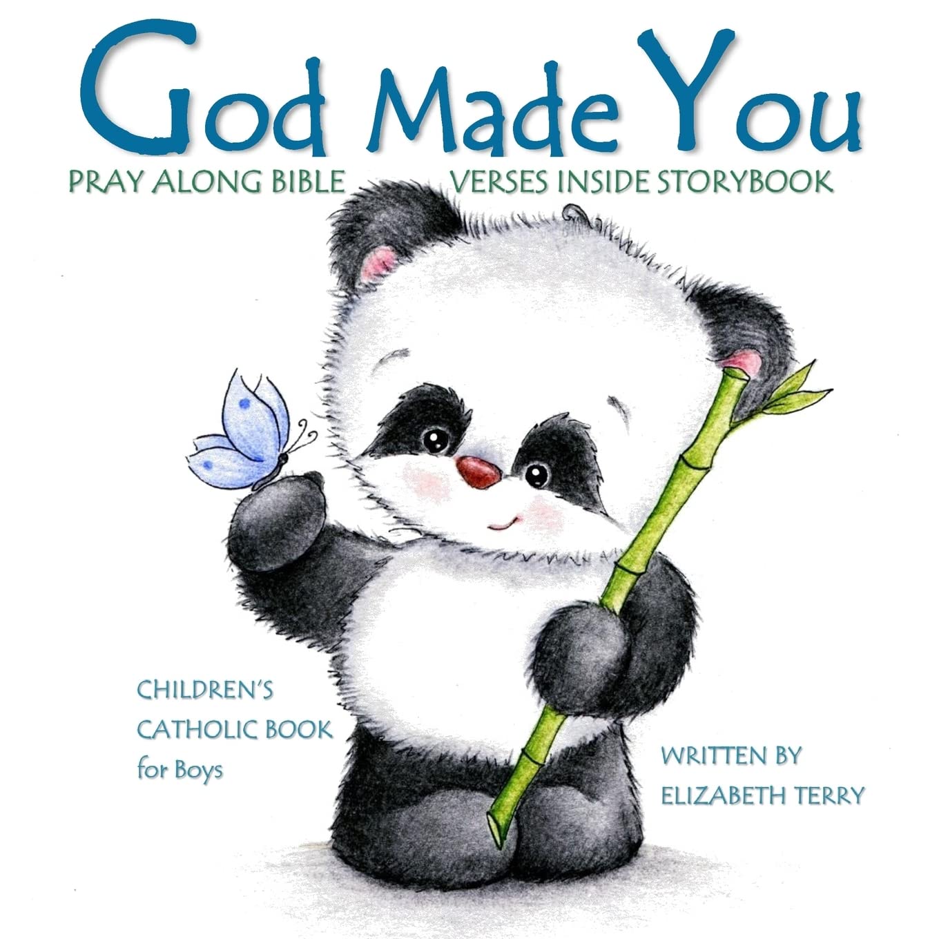 Children's Catholic Book for Boys: God Made You: Watercolor Illustrated Bible Verses Catholic Books for Kids in All Departments ,New