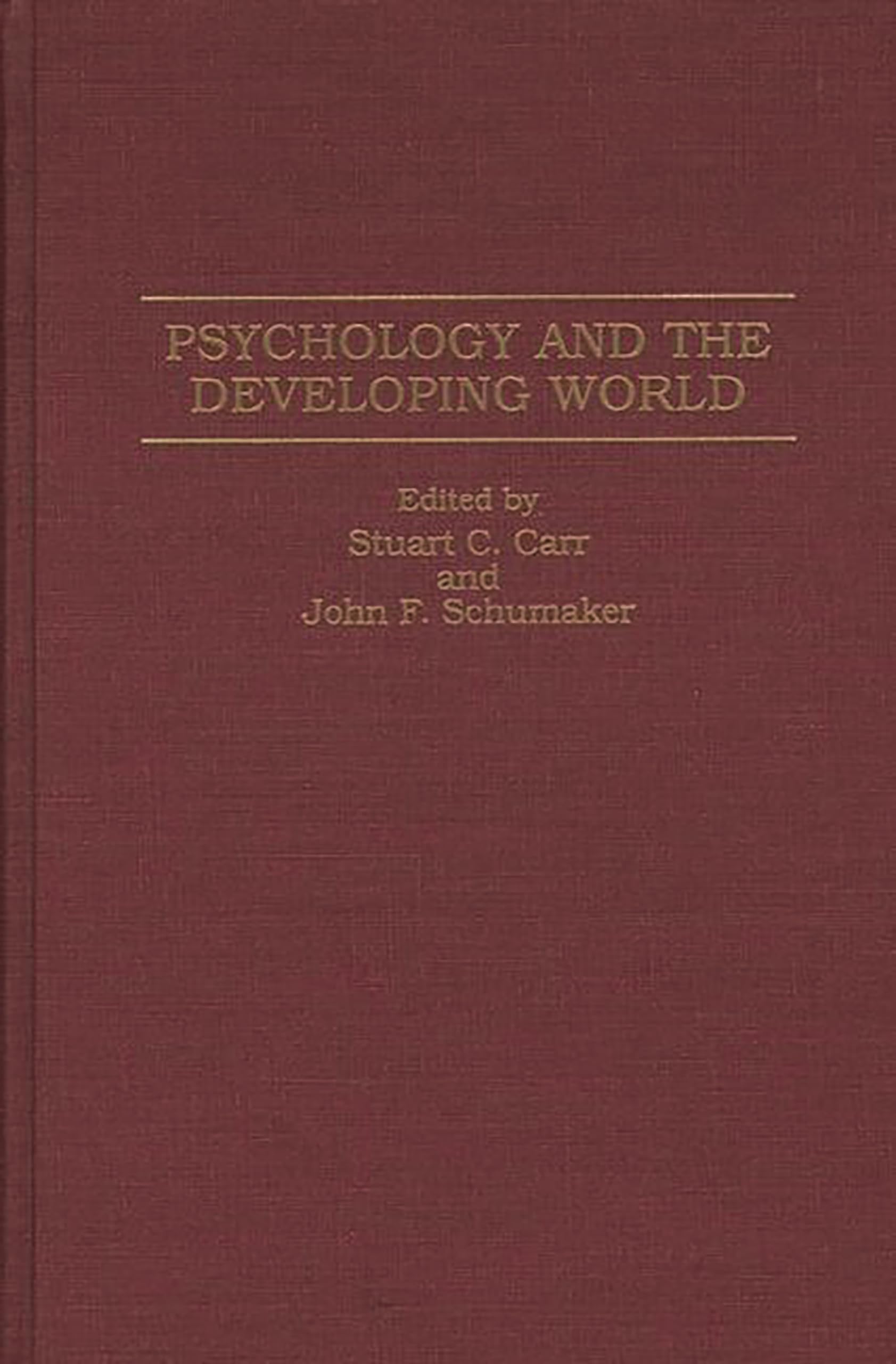 Psychology and the Developing World,Used