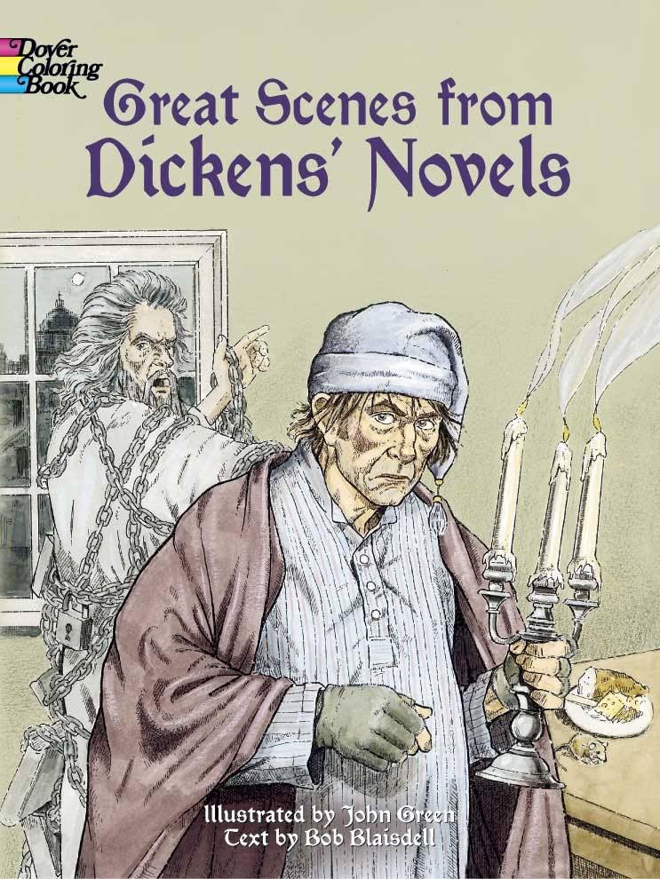Great Scenes from Dickens' Novels (Dover Classic Stories Coloring Book),Used
