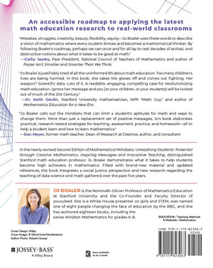Mathematical Mindsets: Unleashing Students' Potential through Creative Mathematics, Inspiring Messages and Innovative Teaching (,Used
