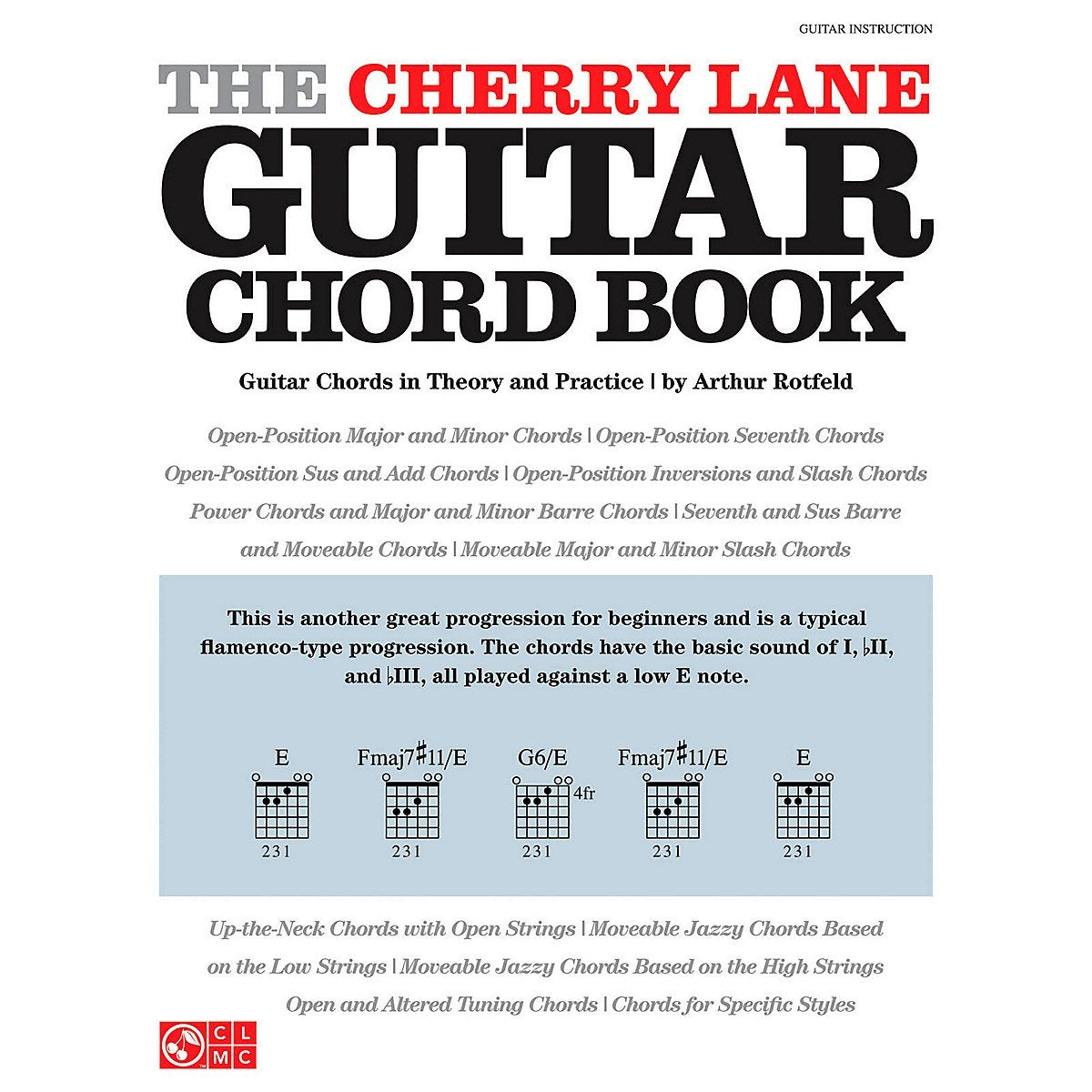 The Cherry Lane Guitar Chord Book: Guitar Chords In Theory And Practice,Used