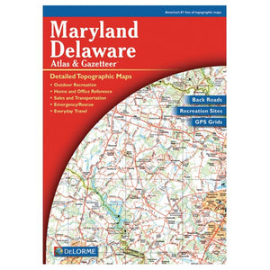 Maryland/Delaware Atlas & Gazetteer (Delorme Atlas & Gazetteer),Used