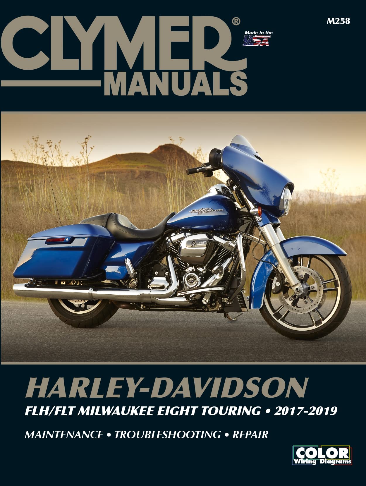 Clymer HarleyDavidson FLH/FLT Milwaukee Eight Touring 1719 Manual (Paperback),Used