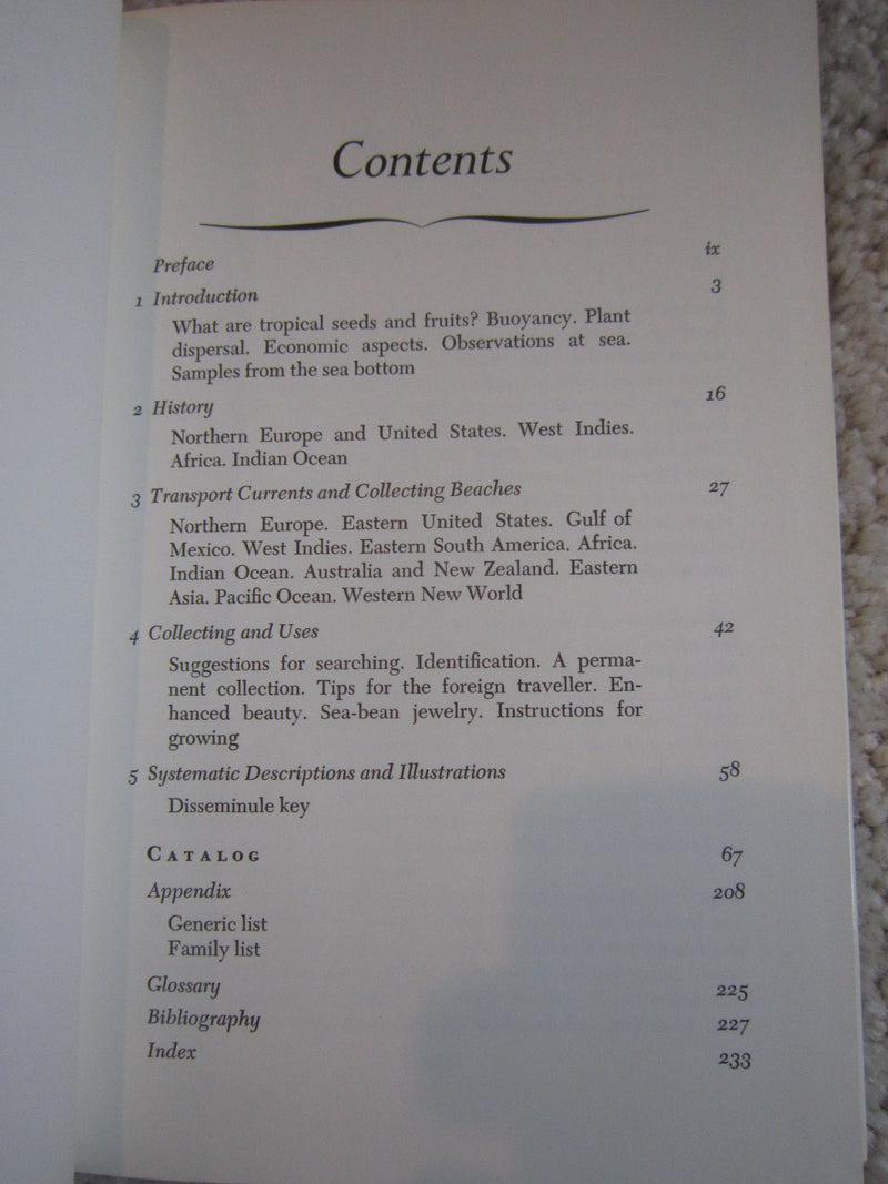 World guide to tropical drift seeds and fruits,Used