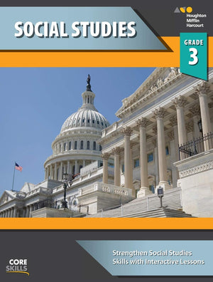 Houghton Mifflin Harcourt Social Studies: Workbook Grade 3,New