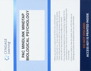 LMS Integrated for MindTap Psychology, 1 term (6 months) Printed Access Card for Kalat's Biological Psychology, 12th,Used