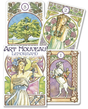 Art Nouveau Lenormand Oracle (Tarot Art Nouveau, 3),New