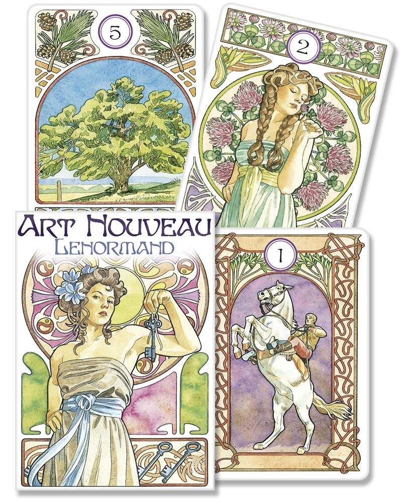 Art Nouveau Lenormand Oracle (Tarot Art Nouveau, 3),New
