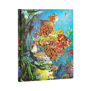 Paperblanks  Sea Fantasies  Fantastic Voyages  Hardcover  Ultra  Unlined  Elastic Band Closure  144 Pg  120 Gsm