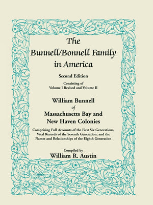 The Bunnell/Bonnell Family in America,Used