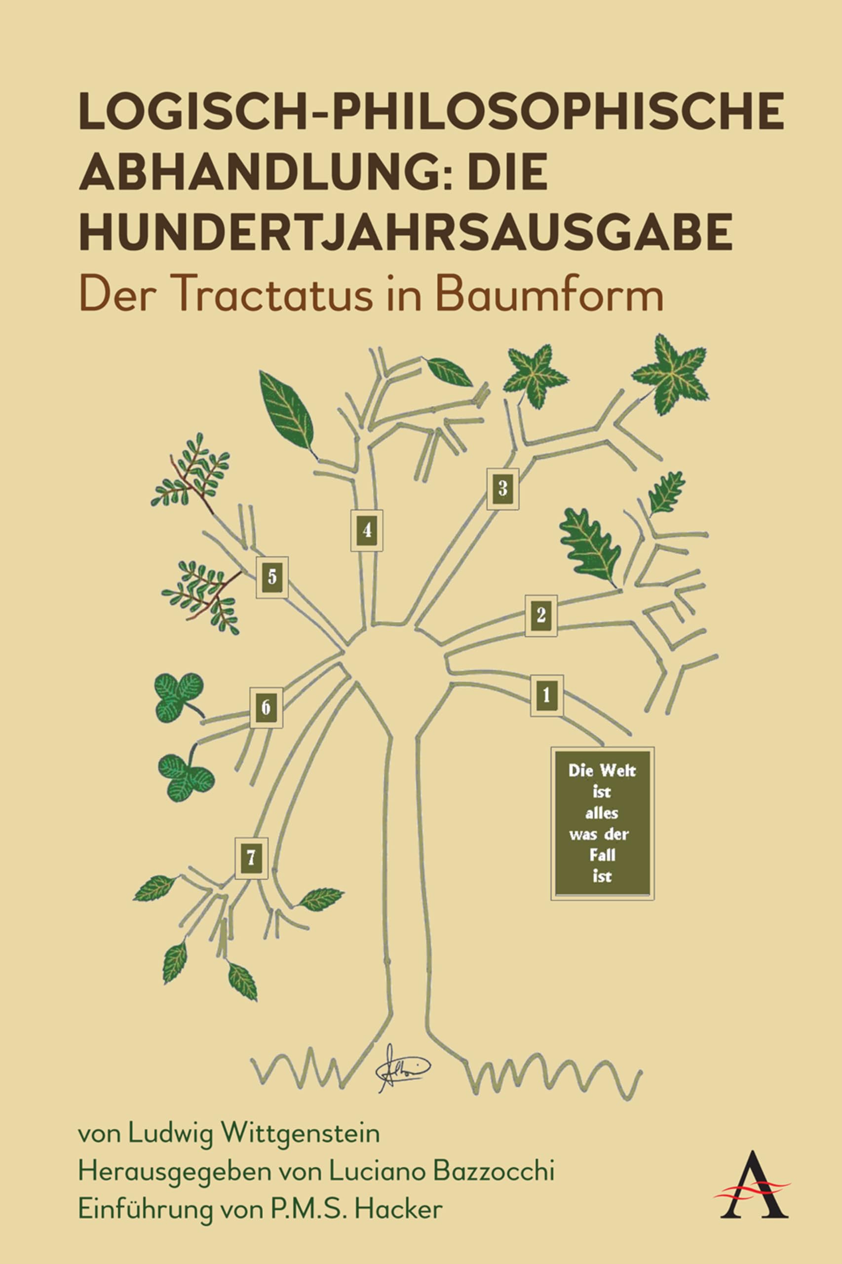 Logischphilosophische Abhandlung: die Hundertjahrsausgabe: Der Tractatus in Baumform (Anthem Studies in Wittgenstein) (German E,Used