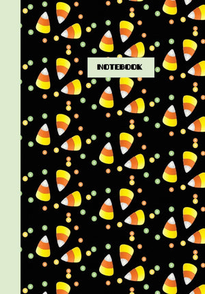 Notebook: Fun candy corn cover design, great gift for Halloween,Used