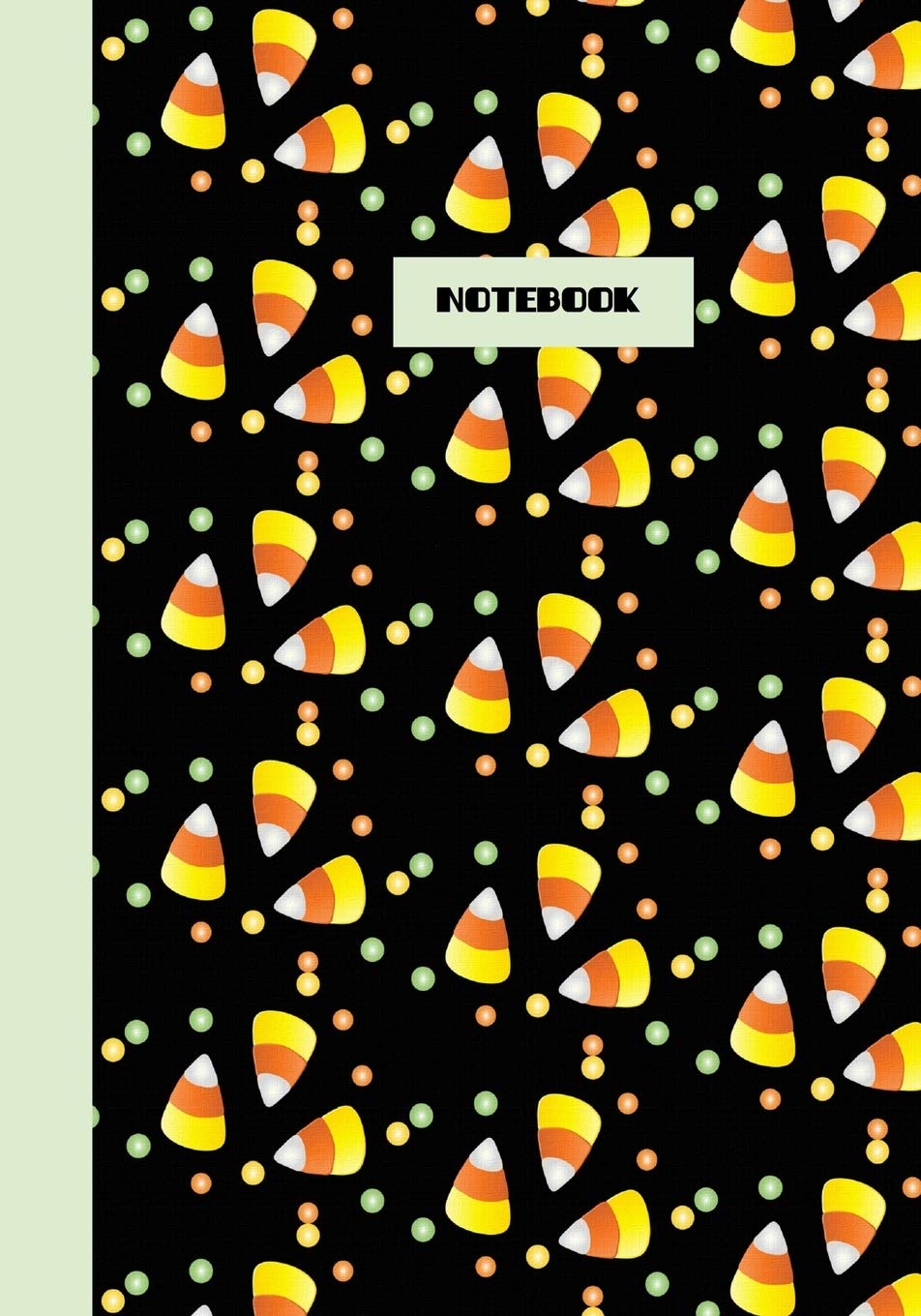 Notebook: Fun candy corn cover design, great gift for Halloween,Used