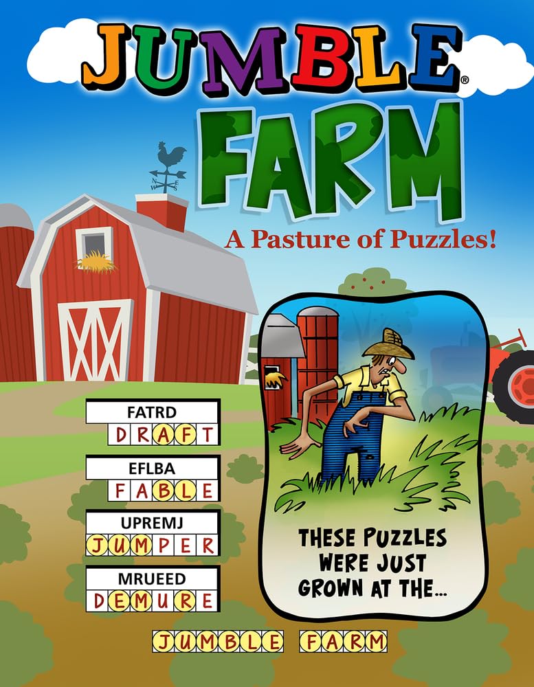 Jumble Farm: A Pasture Of Puzzles! (Jumbles),New