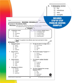 Spectrum Test Practice 6th Grade Workbooks All Subjects, Math, Language Arts, Reading Comprehension, Grammar, Spelling, Vocabula,New