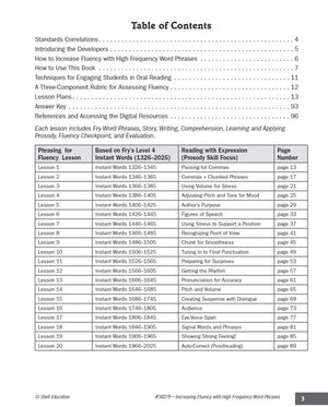 Increasing Fluency with High Frequency Word Phrases Grade 4 (Increasing Fluency Using High Frequency Word Phrases),Used