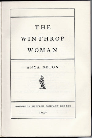The Winthrop Woman,Used