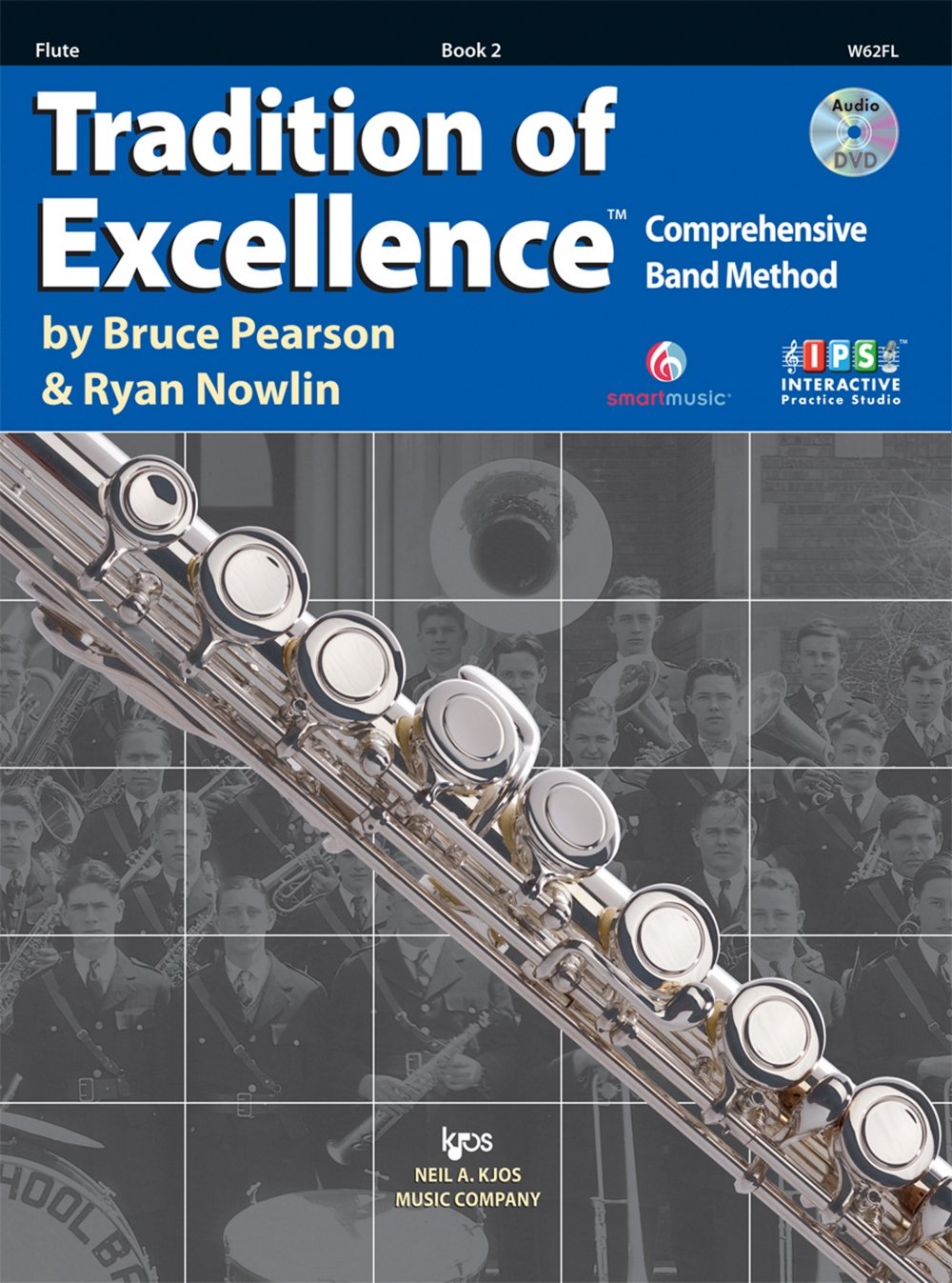 W62FL  Tradition of Excellence Book 2  Flute,New