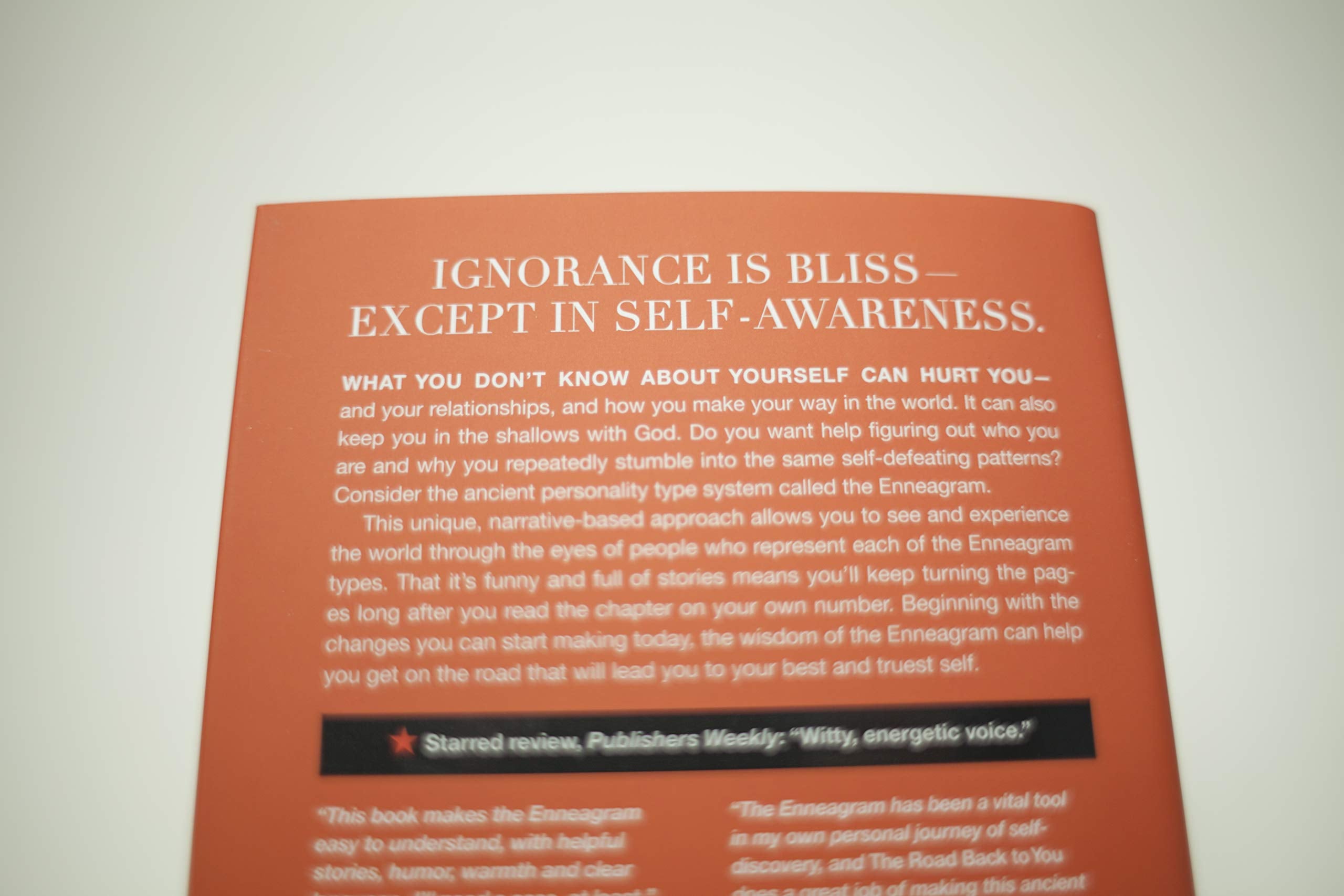 The Road Back to You: An Enneagram Journey to SelfDiscovery,New