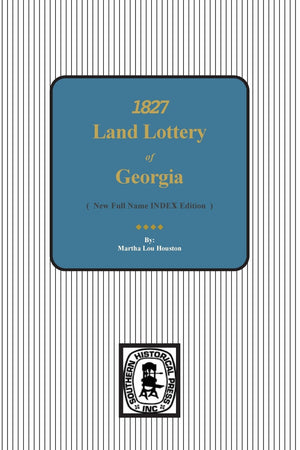 1827 Land Lottery of Georgia,Used