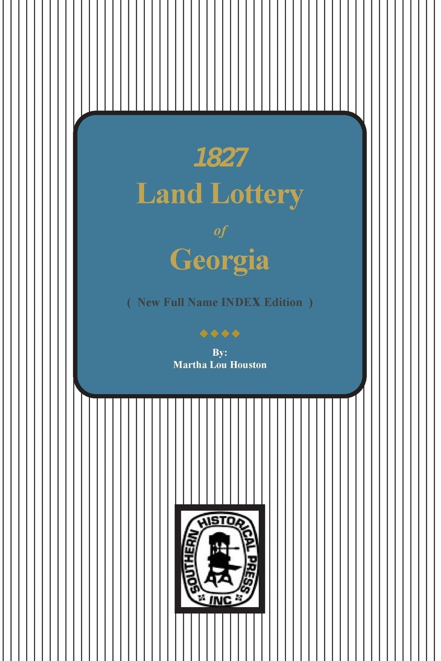 1827 Land Lottery of Georgia,Used