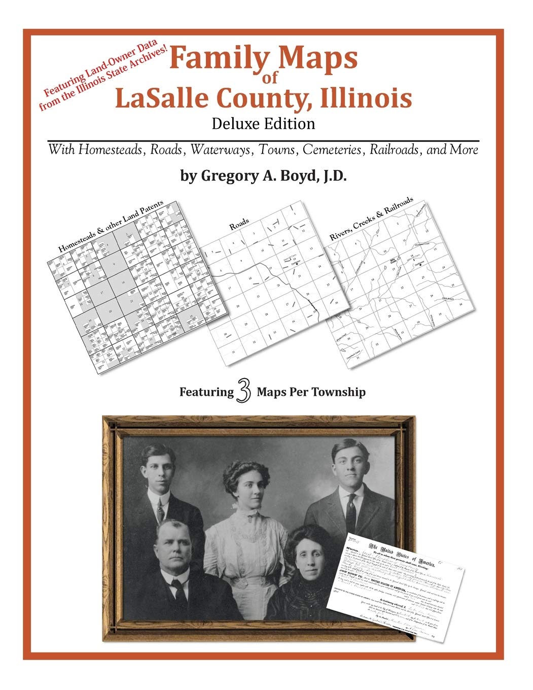 Family Maps of LaSalle County, Illinois,Used