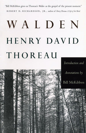 Walden: Introduction And Annotations By Bill Mckibben (Concord Library),Used