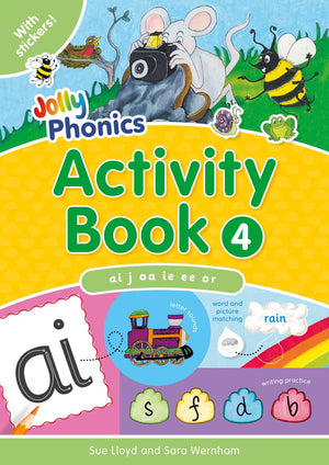 Jolly Phonics Activity Book 4: In Precursive Letters (British English edition) (Jolly Phonics Activity Books, set 17),Used