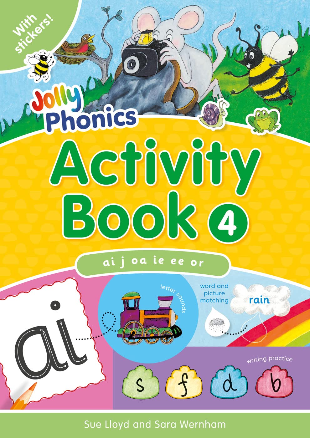 Jolly Phonics Activity Book 4: In Precursive Letters (British English edition) (Jolly Phonics Activity Books, set 17),Used