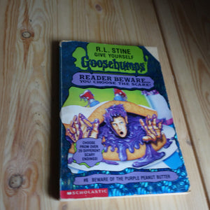 Beware Of The Purple Peanut Butter (Give Yourself Goosebumps, No 6) (Give Yourself Goosebumps, 6)