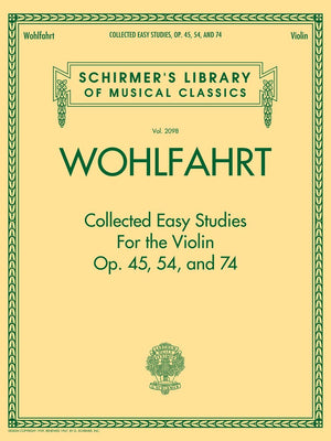Wohlfahrt  Collected Easy Studies For The Violin: Schirmer Library Of Classics Volume 2098 (Schirmer'S Library Of Musical Class,Used