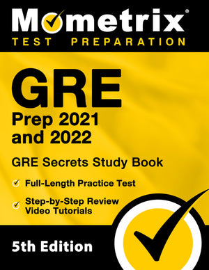 GRE Prep 2021 and 2022  GRE Secrets Study Book, FullLength Practice Test, StepbyStep Review Video Tutorials: [5th Edition] (,Used