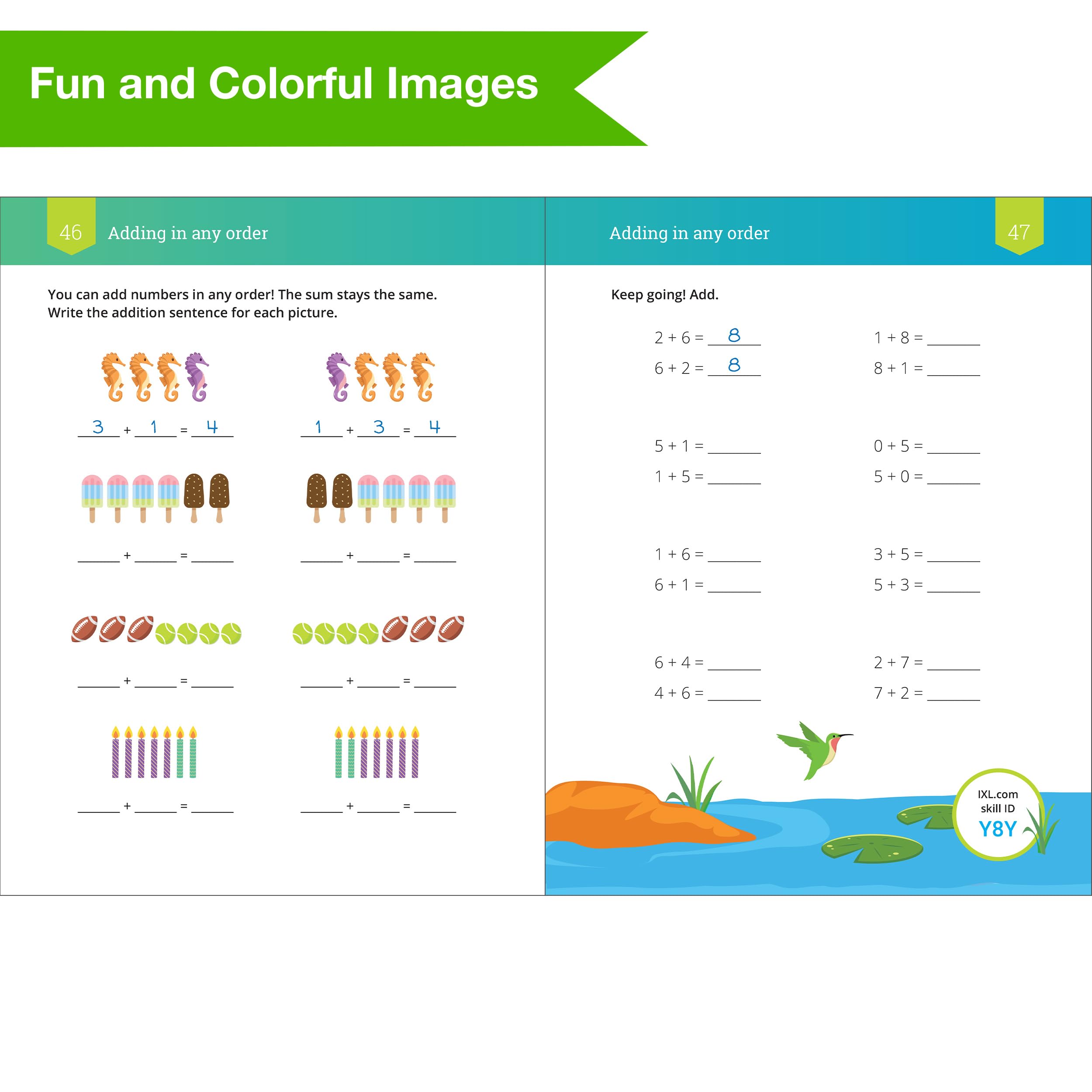 Ixl The Ultimate 1St Grade Math Workbook, Mathematics Book For Kids Ages 67 Covering Addition, Subtraction, Place Value, Geomet