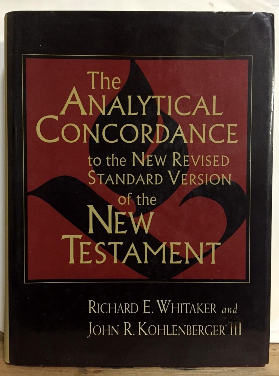 The Analytical Concordance to the New Revised Standard Version of the New Testament,Used
