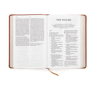 NASB Super Giant Print Reference Bible, Burnt Sienna LeatherTouch,Used