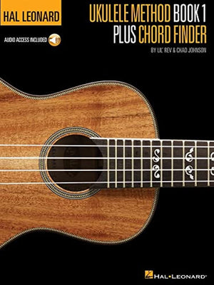 Hal Leonard Ukulele Method Book 1 Plus Chord Finder Book/Online Audio,Used